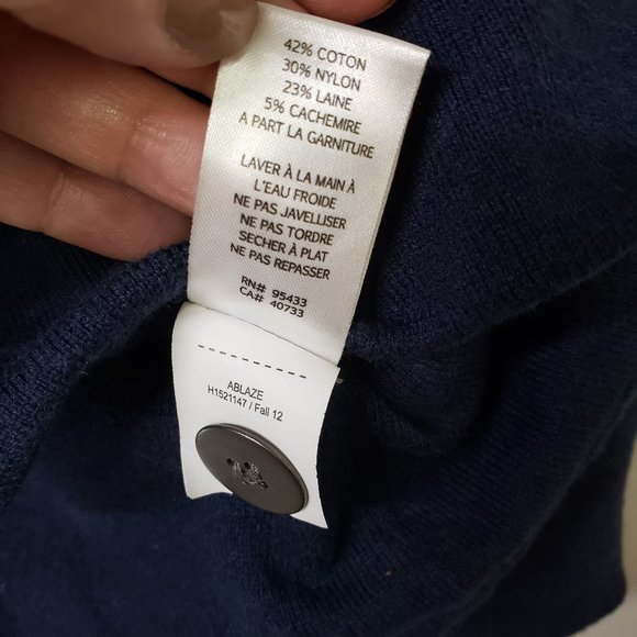 Women's Blue Sweater - Picture 8 of 9